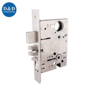 China Wooden Door Or Steel Door American ANSI Mortise Lock Set For Dormitory Exit Door for sale