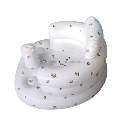 China New Design Kids Brand Bafan PVC Inflatable Sofa Baby Foldable Small Portable Air Sofa for sale