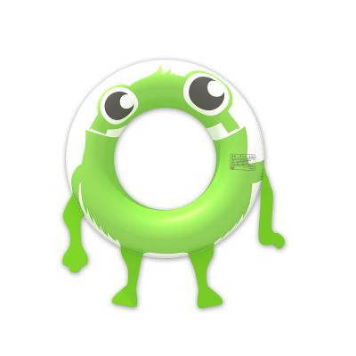 China Women Bafan Brand Inflatable Swimming Ring Tube Swimming Pool Ring Animal Float Cartoon Frog Swim Float for sale