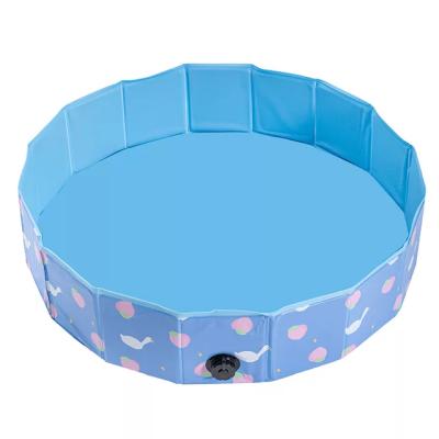 China Bafan Brand Kids Baby Pool Brand Custom Ball Pool Low MOQ Pet Pool Plywood Portable Kiddie Paddling Pool for sale