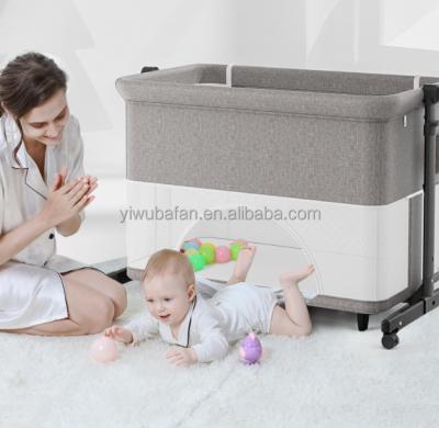 China Bafan Brand Multifunctional Baby Cradle Swing Bed and Bouncer Bed Swing Cradle Newborn Baby Rocker Huts Bed for sale