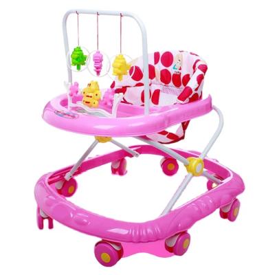 China Bafan Brand Baby Walker Wheels and Seat Baby Roller Walker Cheap Music Cartoon Infant Walker for Baby Boy Girl with Music for sale