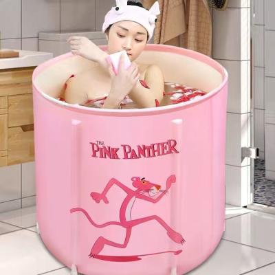 China Bafan Sustainable Brand Indoor Bathroom Bathtub PVC Folding Plastic Portable Collapsible Water Bathtub for sale