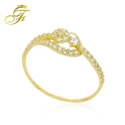 China Romantic Amazon Selling Custom Wholesale Ring Fashion Jewelry Brand Moroccan Wedding Rings Chain Men Ring 18K Yellow Gold for sale