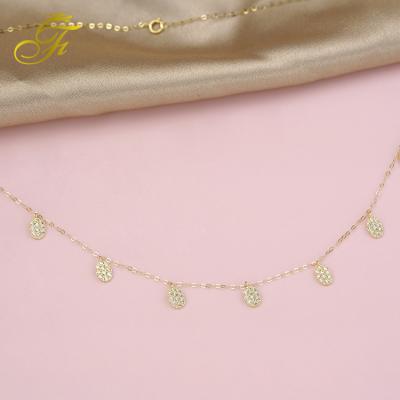 China Fashion Wholesale Custom Light Jewelry Birthday/Valentine's Day/Luxury INS Style Jewelry Chokers Necklaces Gift/Girlfriend 18K Gold for sale