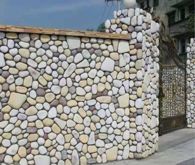 China Modern Cheap Faux Cobblestone Veneer Siding,Ledger Stone for Wall Cladding and Fireplaces,Lightweight Artificial Culture Stone for sale