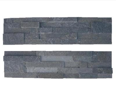 China Traditional Natural Stone Black Slate For Cladding Veneer Culture Board Tiles for sale