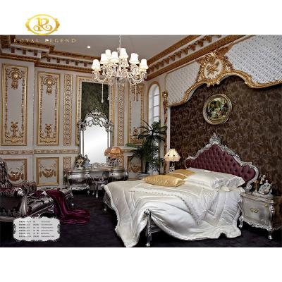 China Carving Bed Set Furniture Wood Beds Luxury King Bedroom Furniture Carving Sets King Size Bed Bedroom Furniture for sale