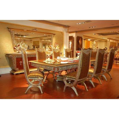 China (Other) New Antique Carved Adjustable Luxury Solid Wood Living Home Furniture Classic Set Royal Luxury Style Carving Design for sale