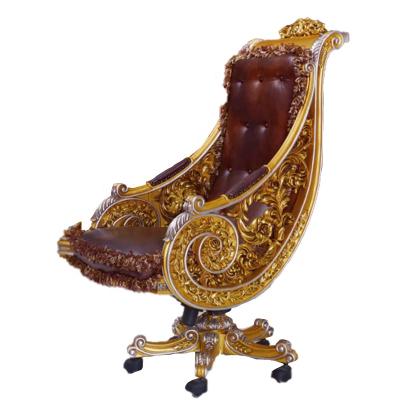 China (Size)High Quality Antique Solid Chair Adjustable Office Furniture Gold Desk Tables And Chair Desk Table for sale