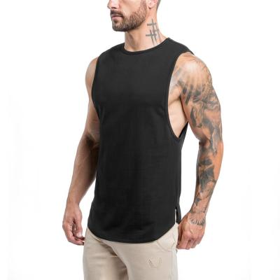 China China Supplier QUICK DRY Customize Singlets Mens Running Sports Fitness Gym Tank Tops Custom Made Vests for sale