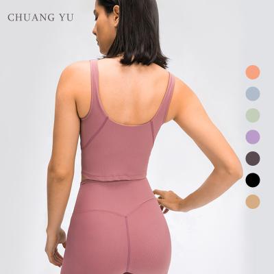 China 2022 New Sustainable Women Sportswear Ribbed Set Seamless Yoga Suit Yoga Leggings Match Long Sleeve Crop Yoga Workout Gym Set Women Fitness for sale