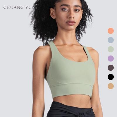 China Other U-Neck Slimming Sleeveless Yoga Workout Yoga Top For Ladies Invest for sale