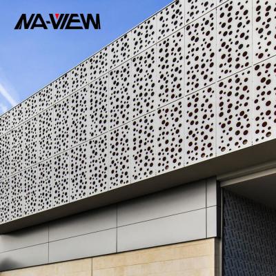 China Facade 25*100mm 1.1mm Decorative Wall Panels for sale