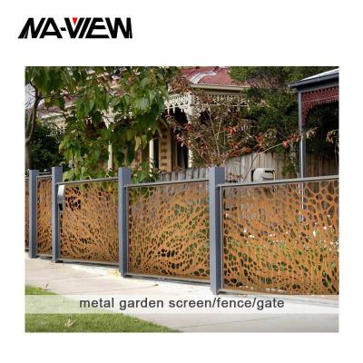 China Background Field Board Decorative Metal Fence Panels 1100mm Height for sale