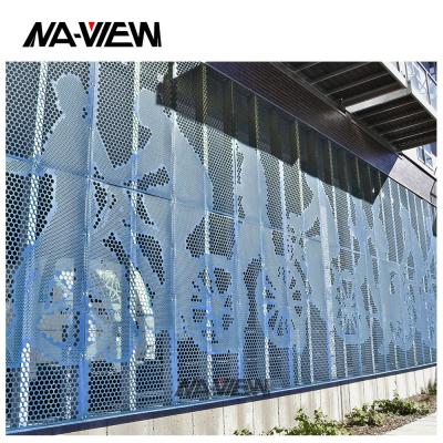 China Courtyard PVDF Anodized Decorative Metal Fence Panels for sale