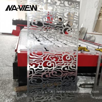 China Custom Made Cnc Decorative Metal Fence Panels For Building Facade for sale