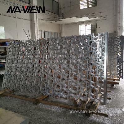 China OEM 3m Width Outdoor Decorative Metal Fence Panels for sale