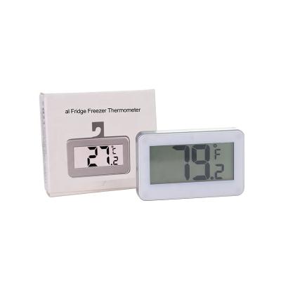 China 2021 Frost Alert Hanger Our Own Digital Promotional Big Digits Big Digits LCD Screen Digital Fridge Freezer Simple Design Frost Alert Thermometer for sale