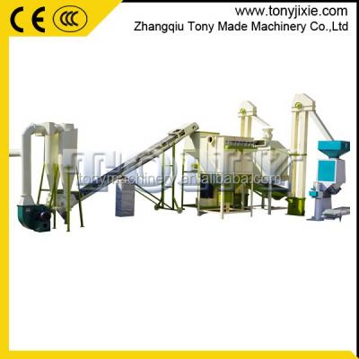 China TONY Sugar Cane Bagasse Pellet Production Line /Biofuel Pellet Production Line in Spain 9-12T/Hour for sale