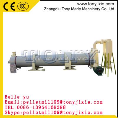 China Pellet / Sawdust Dryer Equipment With Curved Plate Pounding Drum Dryer THD12-12 for sale