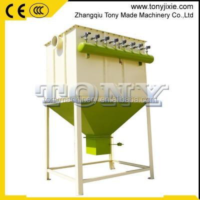 China High Efficient Pulsed Sawdust Wood Collector Dust Collector 1.4-2T/H for sale