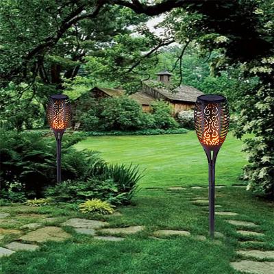 China Garden New Item Torch Lights Dancing Flames Realistic ABS IP65 Waterproof Outdoor 1W Lawn Led Motion-Activated Solar Garden Light for sale