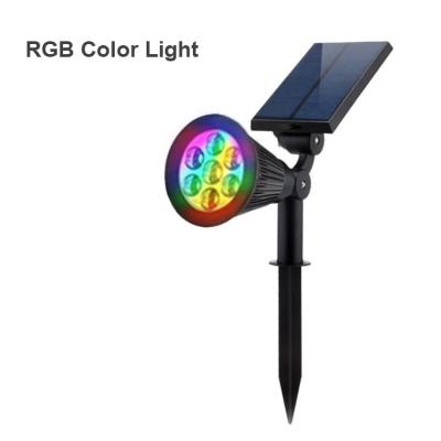 China Amazone Hot Sale RGB Solar Battery Garden Light Sensor Waterproof Outdoor Landscape Pathway Lighting Lawn for sale