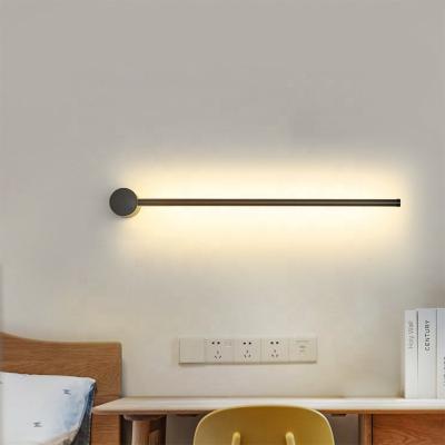 China 2022 Hot Sale Nordic Minimalist Modern One LED Wall Light Modern Creative 80CM Long Strand Wall Light for sale