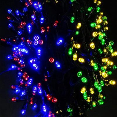 China ABS+PS Led Solar Fairy Christmas Lights 8 Modes String Christmas Decoration Light For Outdoor Wedding Party for sale