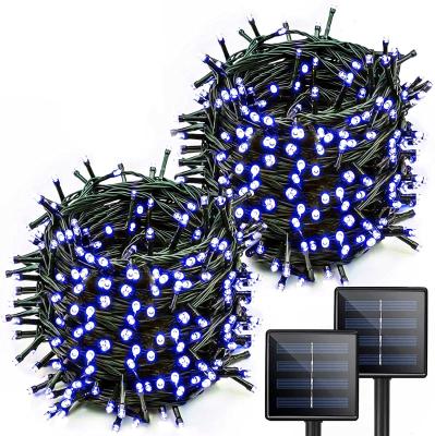 China Christmas Tree Decoration 2022 Solar Holiday Lights 4W 25.8M LED Holiday Light Waterproof String Lights Outdoor Decorations for sale