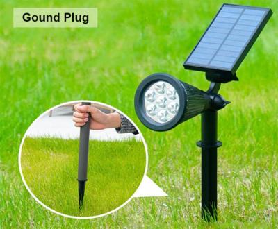 China Manufacturer Wholesale Waterproof Solar Garden Panel Recharged Outdoor Garden Light Sensor Led Landscape Lawn Bollard Light for sale