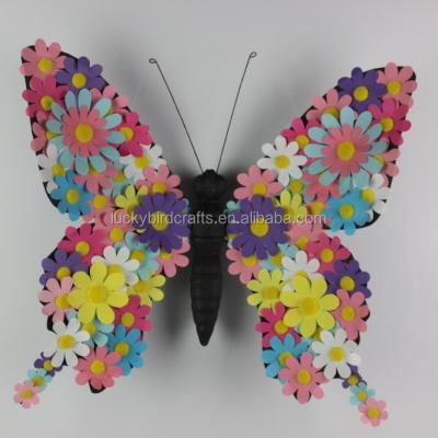 China Europe& Handmade butterfly paper flower hangers/decoration flower spring/America spring flower paper/colorful flower decoration/hot sale items for sale