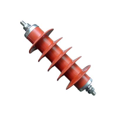 China Sustainable Ppolymer 17KV Metal Surge Arrester Types Arrester For Animal Farm for sale