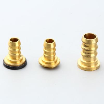 China Water Treatment Brass Fittings Brass Insert / Stainless Steel Insert For Flexible Hose Quality Assurance for sale