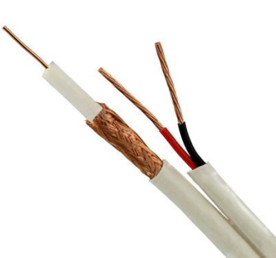 China CATV / CCTV CABLE Factory Supply CATV RG59+Power RG59 Siamese Coaxial Cable for sale