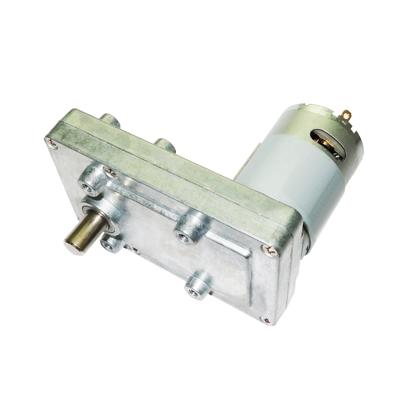 China 12V Drip Proof 24 Volt Flat Gearbox 3rpm Slow Rotating Motors for sale