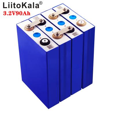 China Toys 270A 3C LiitoKala 3.2v 90Ah LifePo4 battery lithium for 12V 24V inverter electric vehicle car golf cart diy solar electric sco for sale