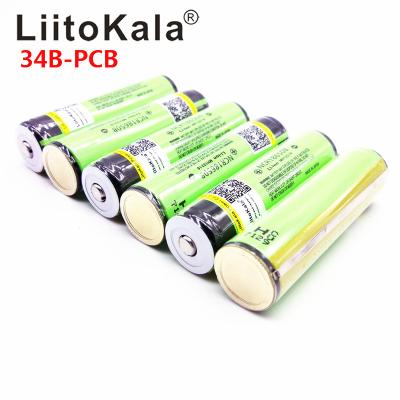 China 2019 New Electric Bicycles/Scooters LiitoKala NCR18650B 18650 Battery 3400 MAH 3.7V Li-ion Rechargeable Battery Protected PCB for sale