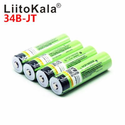 China liitokala 2018 Original 18650 3400 mAh New NCR18650B 3000 3400 Li-ion Rechargeable Battery For Flashlight 18.5*67.5(mm)/MM for sale