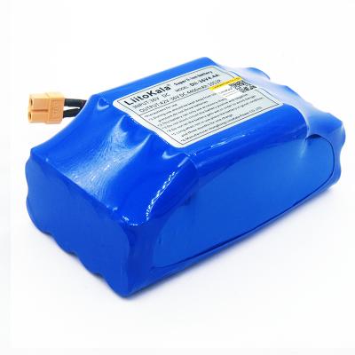 China LiitoKala 36V 4.4Ah 4400mah 2 Wheel Electric Scooter Self Balancing Bike Lithium Battery Pack For Self Balancing Fits 6.5