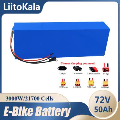 China liitokala 72V 20Ah battery pack 3000W high power 84V electric bike motor electric bike scooter ebike battery with BMS for sale