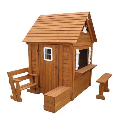 China Easily Assembled Garden Houses For Kids Wooden Children Play House for sale