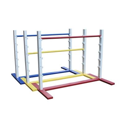 China Kids Adjustable Wooden Outdoor Game Adjustable Obstacles Pathway For Kids for sale