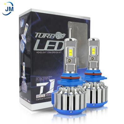 China Top Selling Super Bright T1 Led Headlight Bulb H1 H3 H4 H7 H11 9005 9006 9007 EL Saloon H13 CR-EE Car Light Bulbs for sale