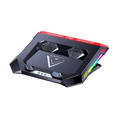 China Para Portable Adjustable Foldable Laptop Cooler Stand Notebook Gaming Size NUOXI Cooling Pad for sale