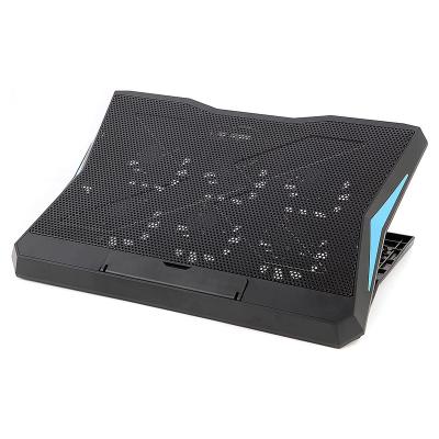 China Cooler 2 USB PORTS +speed Controller NUOXI 6 Fans Notebook Game Cooling Pad Cooler Para Cooler Laptop for sale