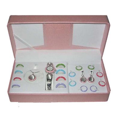 China Rattrapante Strap 21pcs And Bezels Interchangeable Checkers Watch Gift Sets for sale