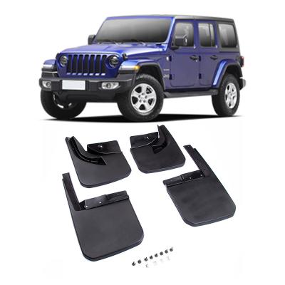 China Protector Auto Car Mud Flaps Fender Mud Flaps For Jeep Wrangler 2019.2 - Soft Rubber Material Non-destructive Installation for sale