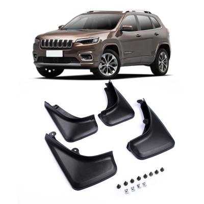 China Prevent Mud Splashing Car Mud Flaps Damper Mud Flaps For Jeep Cherokee 2019 - Soft Rubber Material Nondestructive Installation for sale